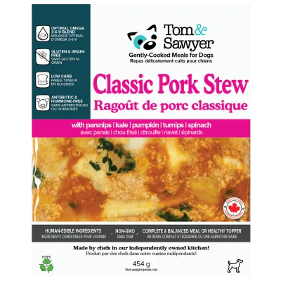 TOM &amp; SAWYER CLASSIC PORK STEW 16oz/454g