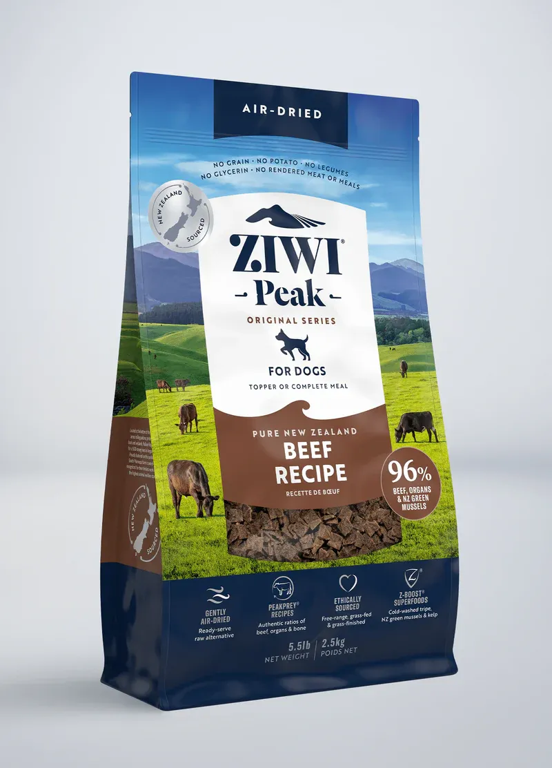 ZIWI PEAK DOG BEEF 5.5lb/2.5kg