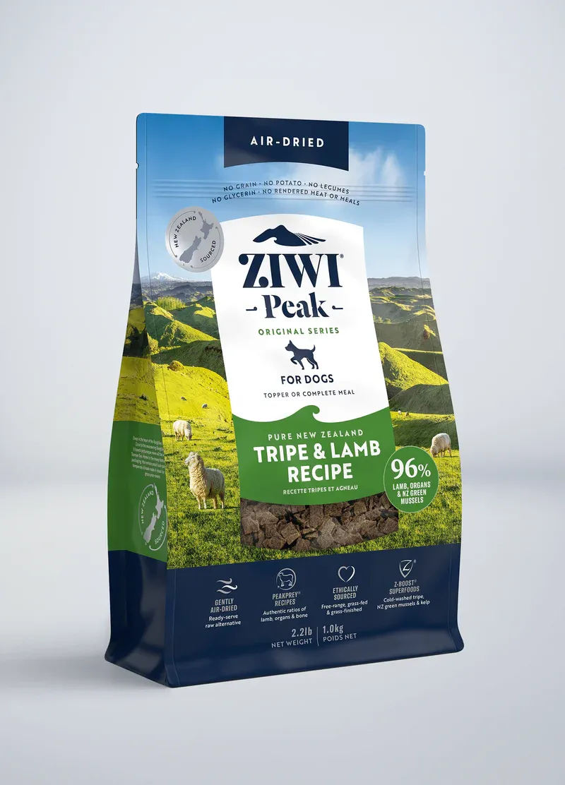 ZIWI PEAK DOG TRIPE &amp; LAMB 2.2lb/1kg