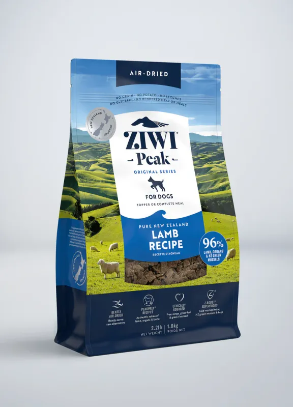 ZIWI PEAK DOG LAMB 2.2lb/1kg