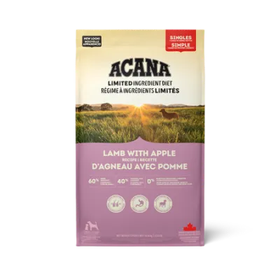 ACANA DOG SINGLES LAMB &amp; APPLE 4lb/1.8kg
