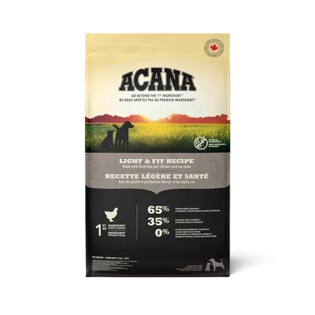 ACANA LIGHT &amp; FIT 4.4lb/2kg