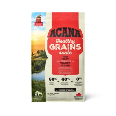 ACANA DOG HEALTHY GRAINS RED MEAT 22.5lb/10.2kg