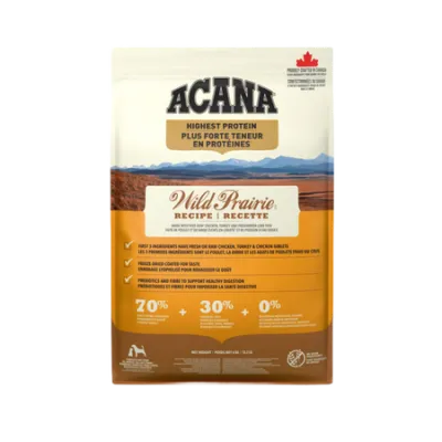 ACANA DOG HIGHEST PROTEIN WILD PRAIRIE 4.4lb/2kg