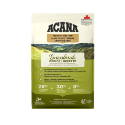 ACANA DOG HIGHEST PROTEIN GRASSLANDS 4.4lb/2kg
