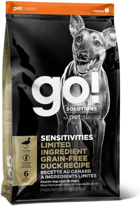 GO! DOG SENSITIVITIES LID DUCK 3.5lb/1.6kg