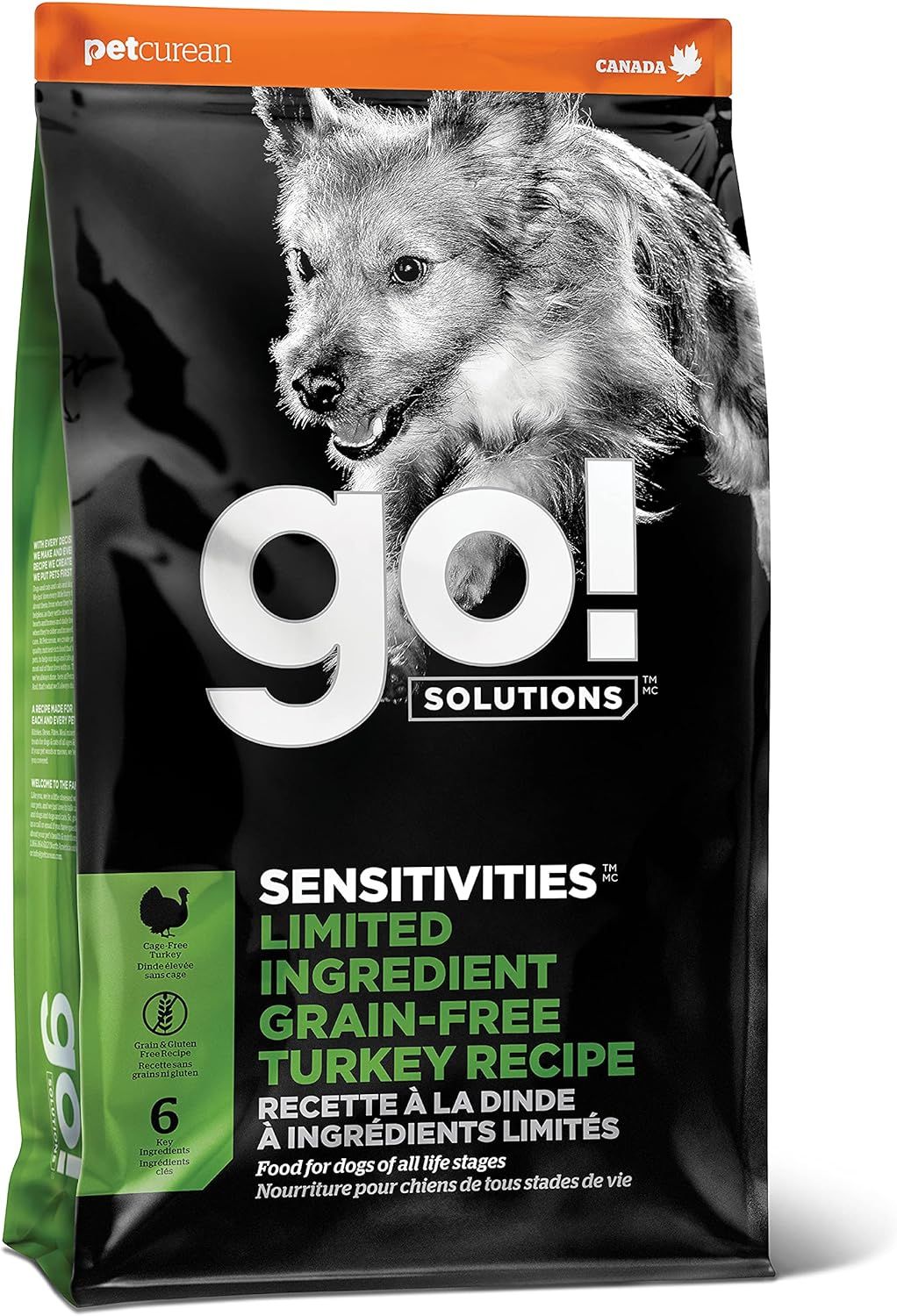GO! DOG SENSITIVITIES LID TURKEY 3.5lb/1.6kg