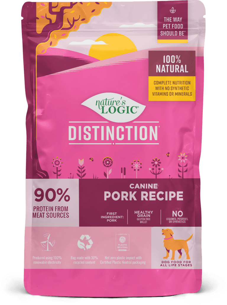 NATURE&#39;S LOGIC DISTINCTION PORK RECIPE 24lb/10.8kg