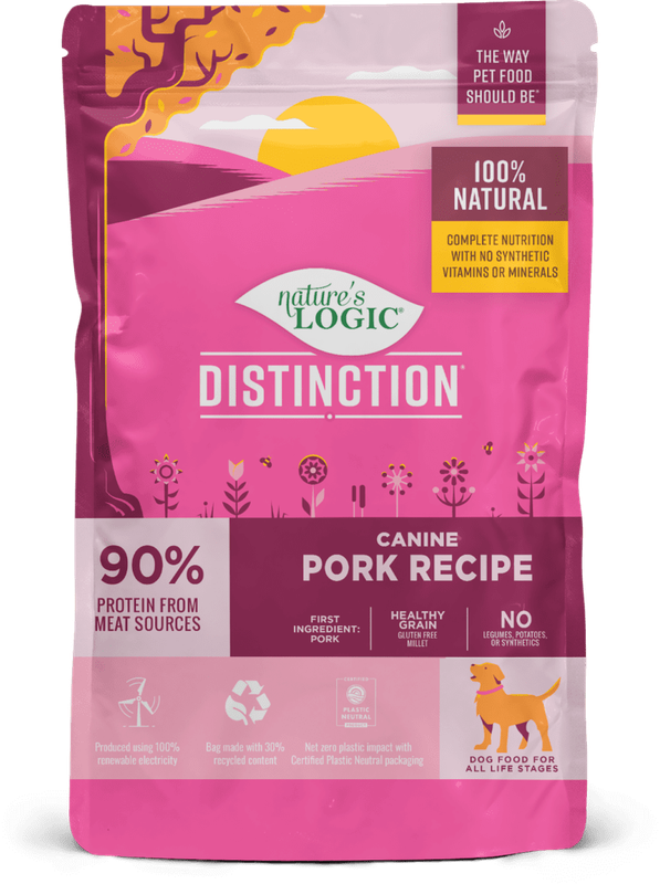 NATURE&#39;S LOGIC DISTINCTION PORK RECIPE 24lb/10.8kg