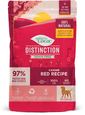 NATURE&#39;S LOGIC DISTINCTION GRAIN FREE RED MEAT RECIPE 4.4lb/2kg