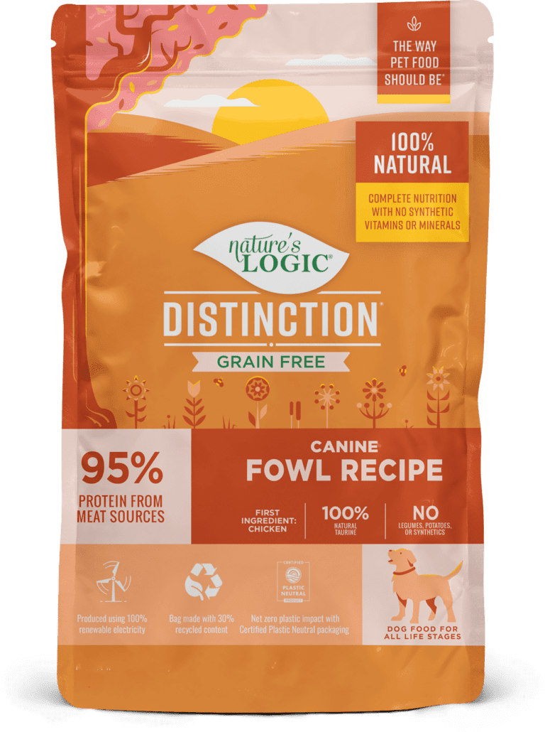 NATURE&#39;S LOGIC DISTINCTION GRAIN FREE FOWL RECIPE 4.4lb/2kg