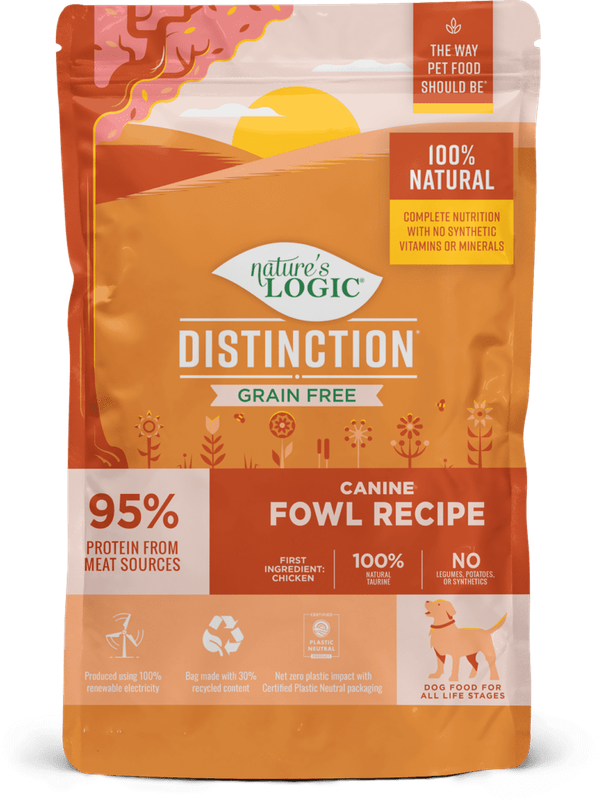 NATURE&#39;S LOGIC DISTINCTION GRAIN FREE FOWL RECIPE 4.4lb/2kg
