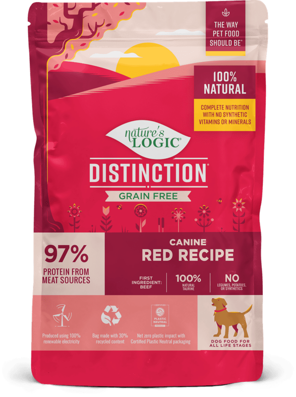 NATURE&#39;S LOGIC DISTINCTION GRAIN FREE RED MEAT RECIPE 24lb/10.8kg