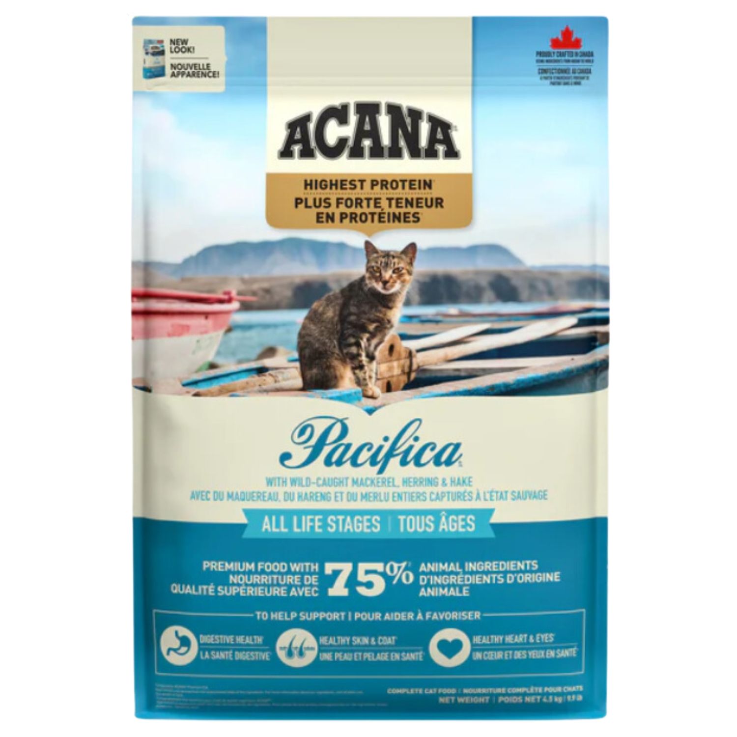 ACANA CAT HIGHEST PROTEIN PACIFICA 10lb/4.5kg