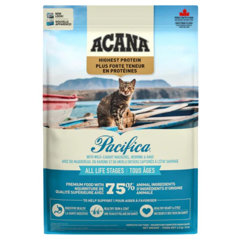 ACANA CAT HIGHEST PROTEIN PACIFICA 10lb/4.5kg