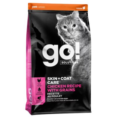GO! CAT SKIN &amp; COAT CHICKEN 3lb/1.3kg