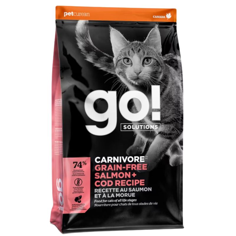 GO! CAT CARNIVORE SALMON &amp; COD 3lb/1.3kg