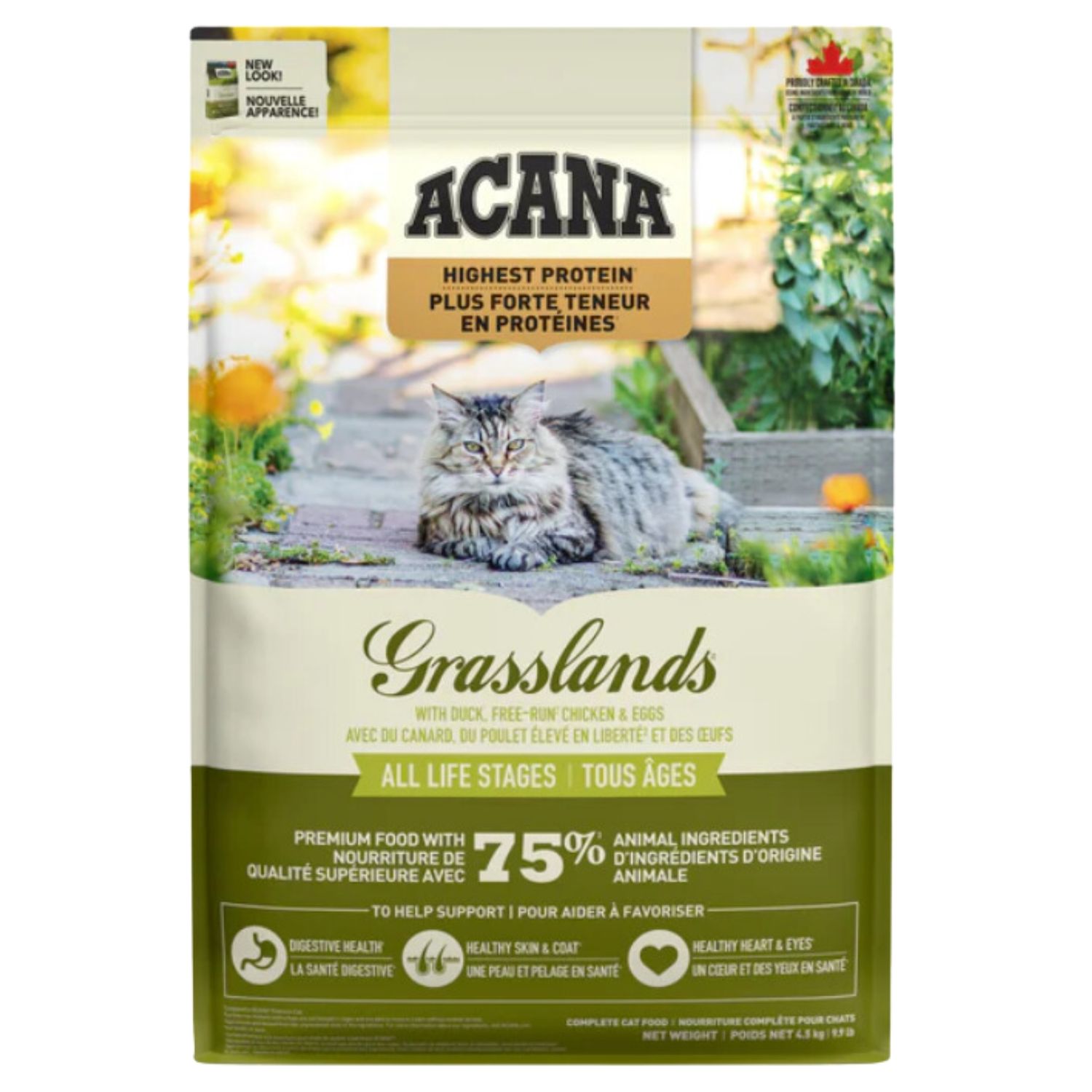ACANA CAT HIGHEST PROTEIN GRASSLANDS 4lb/1.8kg