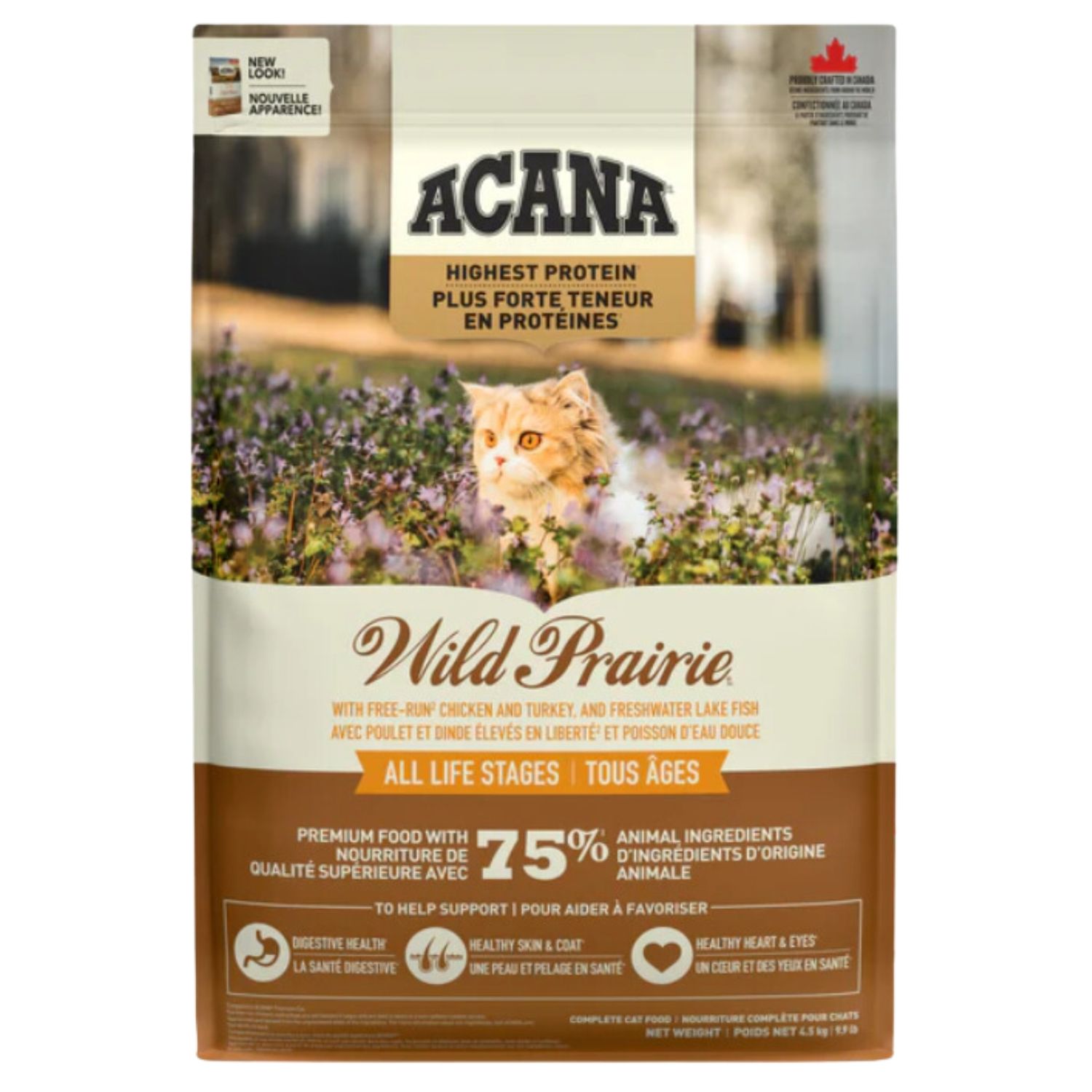ACANA CAT HIGHEST PROTEIN WILD PRAIRIE 10lb/4.5kg