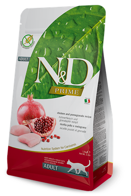 FARMINA N&amp;D CAT PRIME CHICKEN &amp; POMEGRANATE 3.3lb/1.5kg
