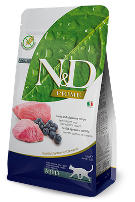 FARMINA N&amp;D CAT PRIME LAMB &amp; BLUEBERRY 11lb/5kg