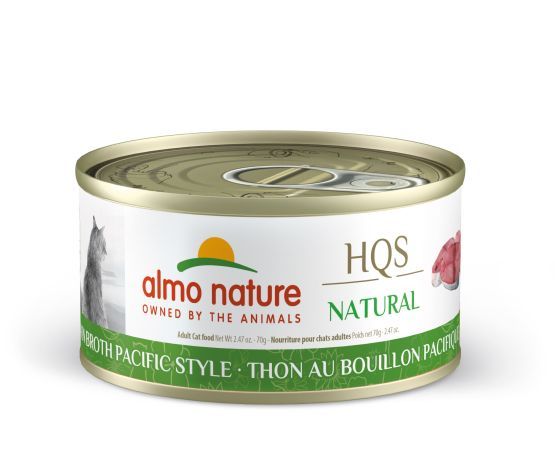 ALMO CAT NATURAL TUNA IN BROTH PACIFIC STYLE 2.47oz/70g