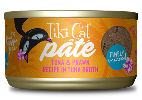 TIKI CAT GRILL TUNA &amp; PRAWN PATE 2.8oz/79g