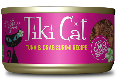 TIKI CAT LANAI GRILL TUNA &amp; CRAB SURIMI 2.8oz/79g