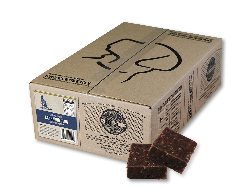 K9 CHOICE COMPLETE CUISINE KANGAROO PLUS 20lb/9kg
