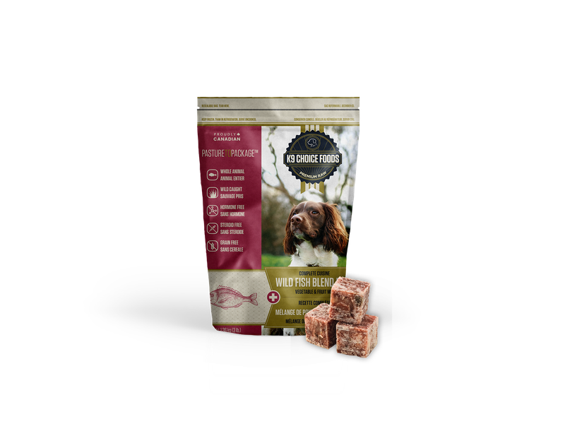 K9 CHOICE COMPLETE CUISINE WILD FISH BLEND PLUS 3lb/1.36kg