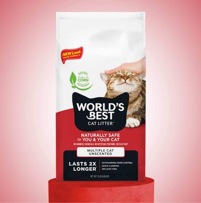 WORLDS BEST MULTIPLE CAT UNSCENTED 14lb