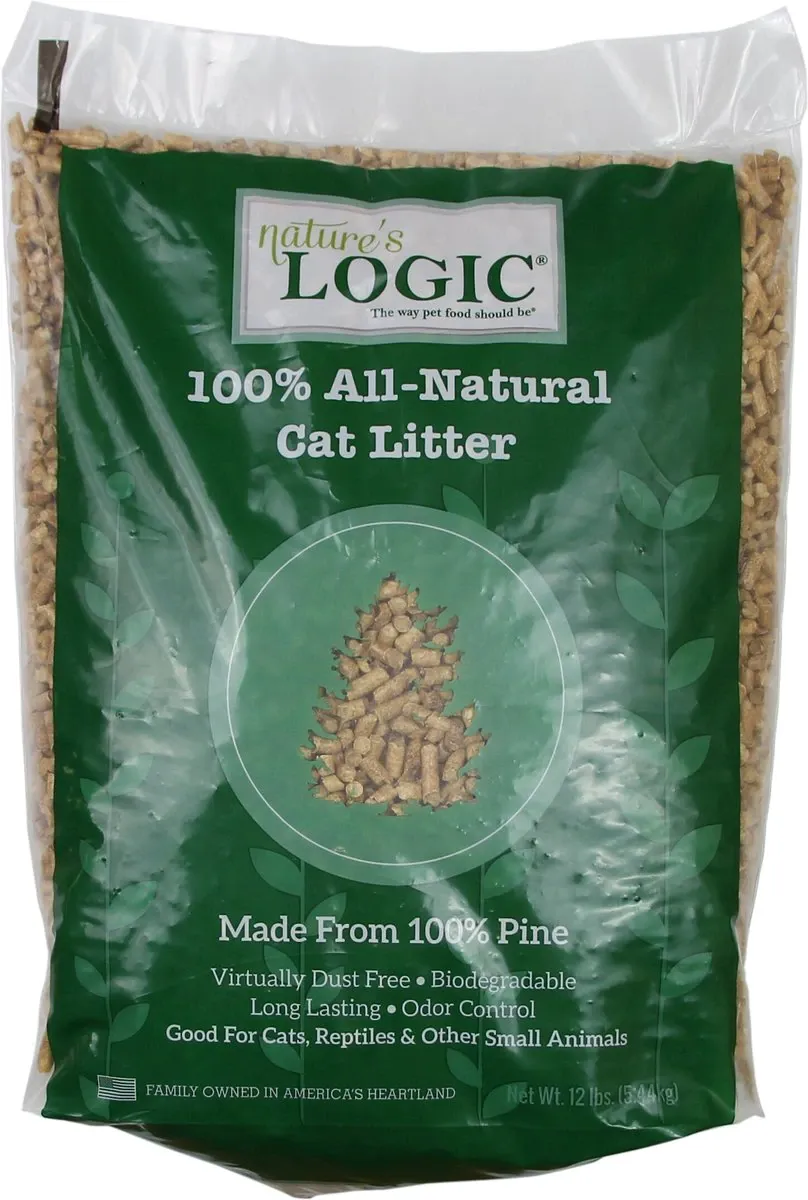 NATURE&#39;S LOGIC PONDEROSA PINE LITTER 12lb