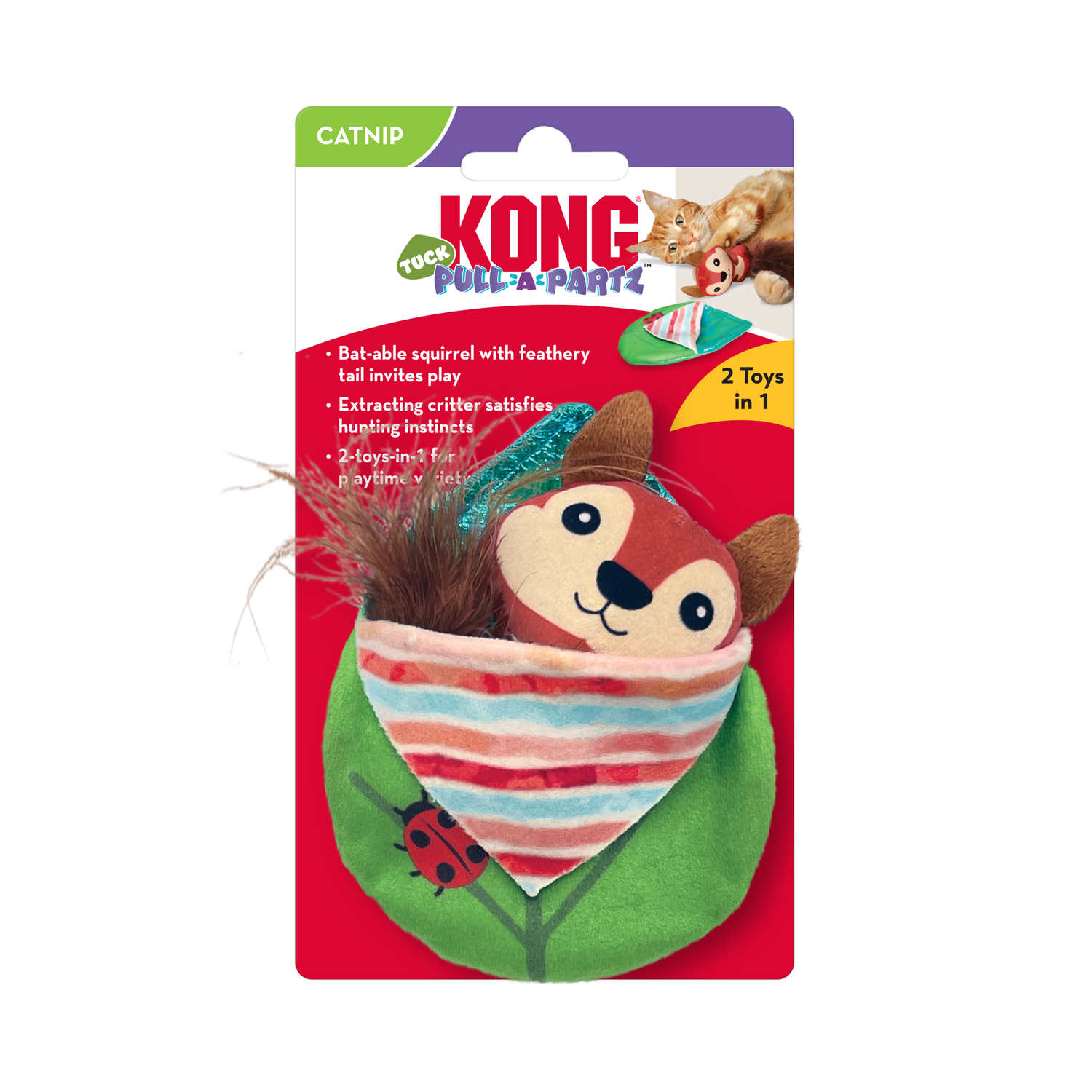 KONG CAT PULL-A-PARTZ TUCK