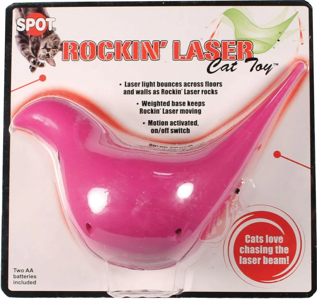 SPOT CAT LASER WOBBLE ASSORTED COLOURS