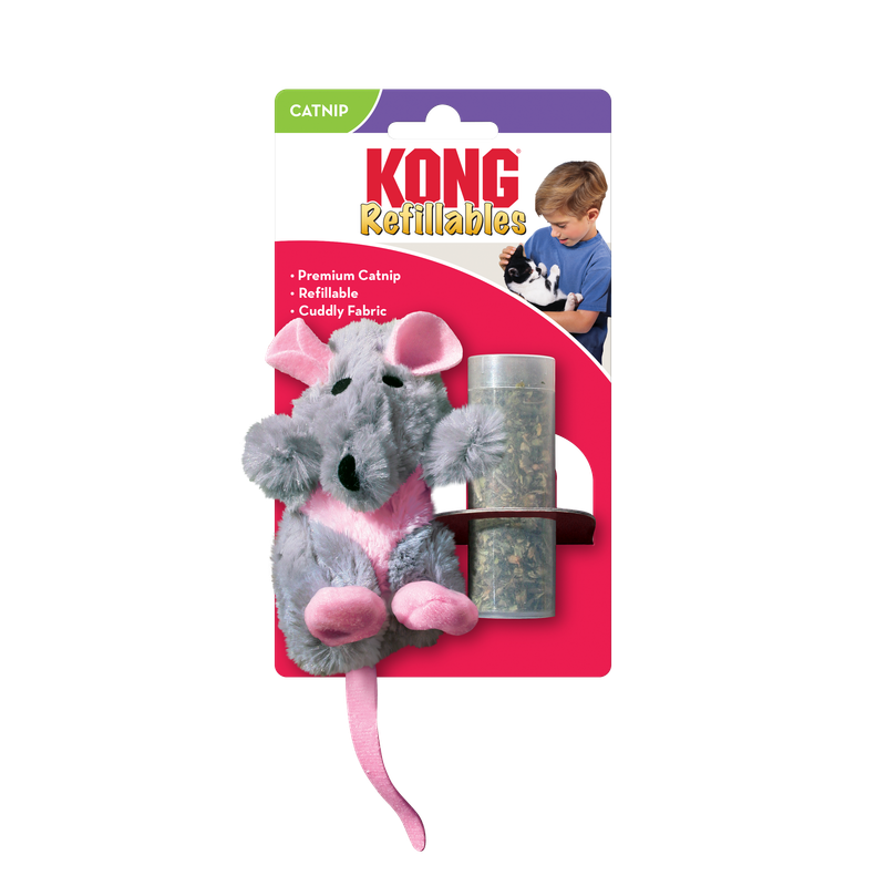 KONG CAT REFILLABLE RAT CATNIP