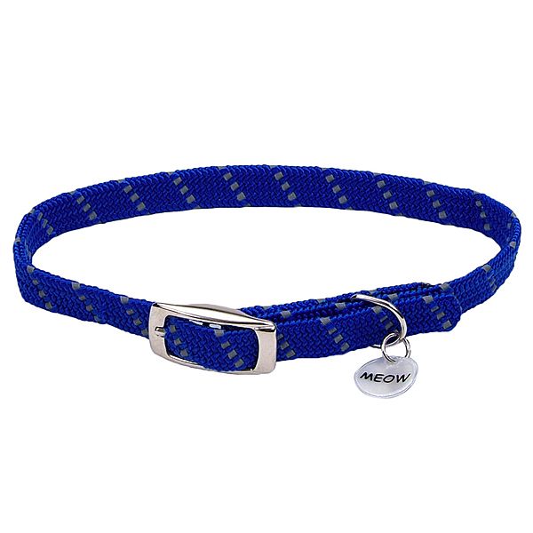 COASTAL ELASTACAT REFLECTIVE SAFETY COLLAR BLUE