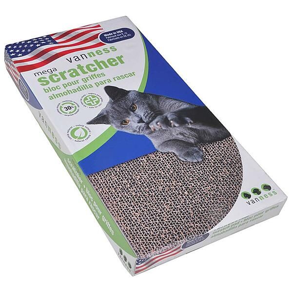 VAN NESS CAT SCRATCH PAD DOUBLE WIDE WITH CATNIP