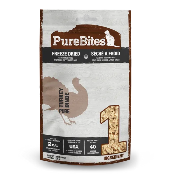 PUREBITES FREEZE DRIED TURKEY 26g