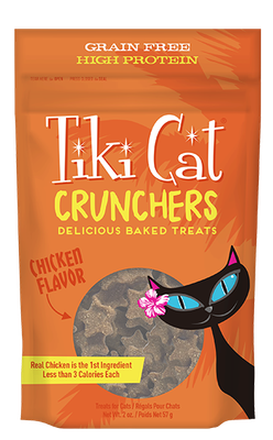 TIKI CAT CRUNCHERS CHICKEN PUMPKIN 3oz/57g