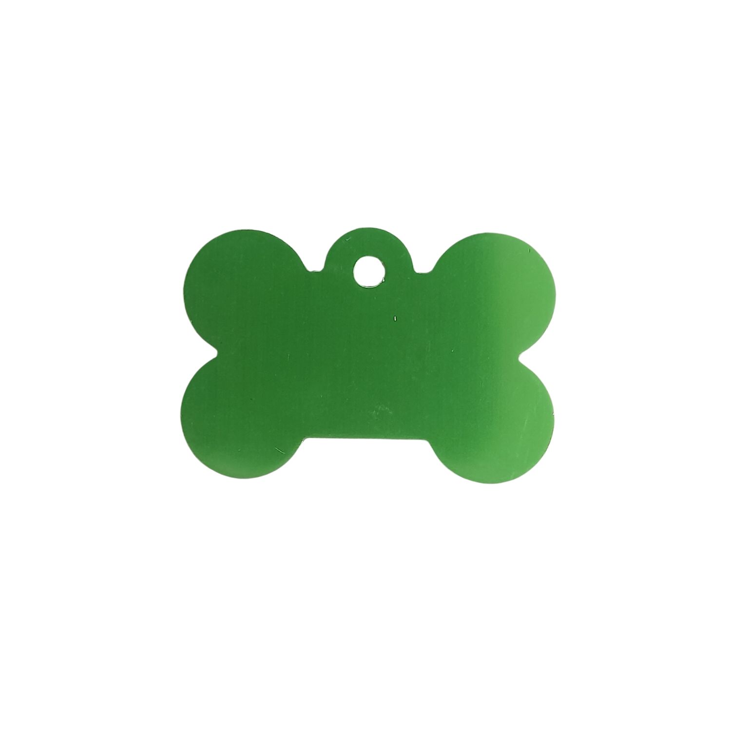 PET TAG BONE LARGE - Green