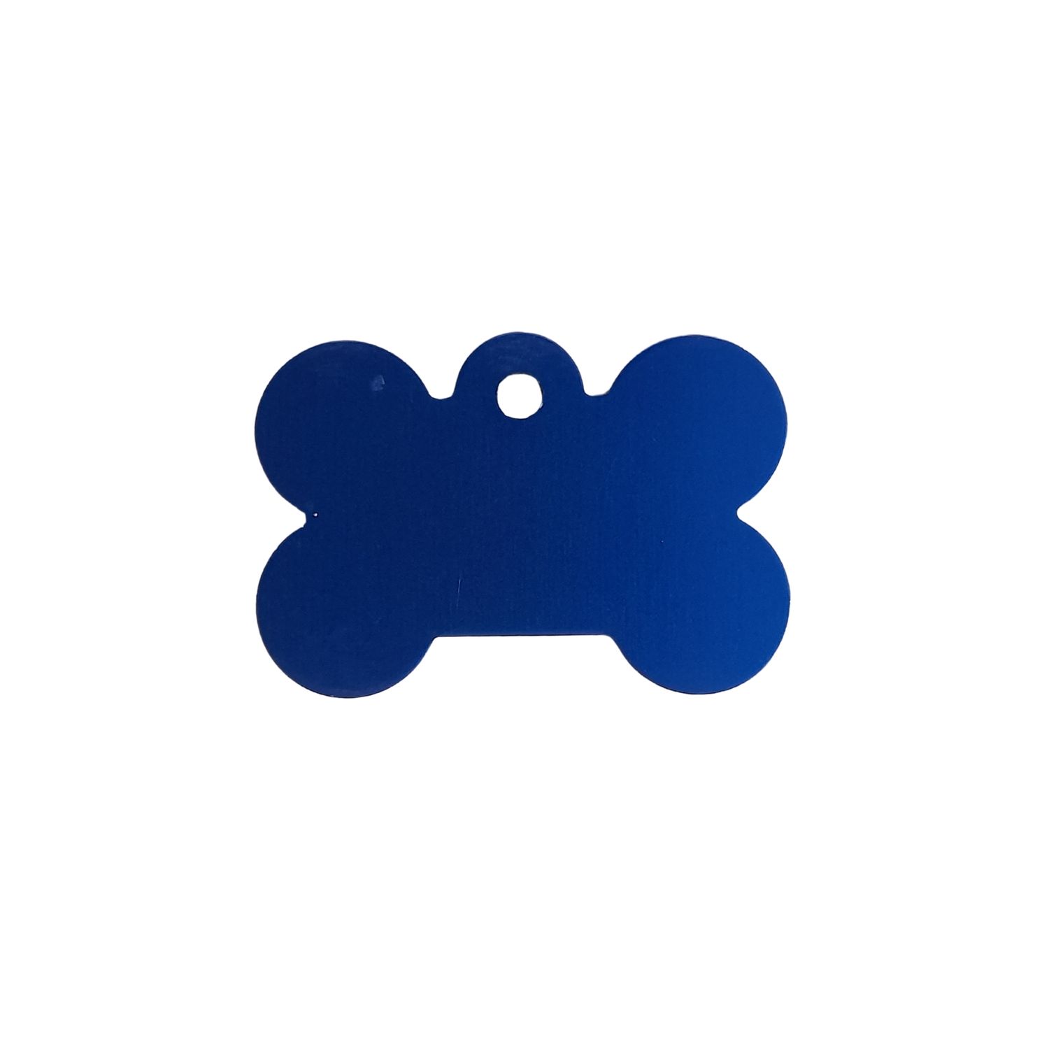 PET TAG BONE LARGE - Blue