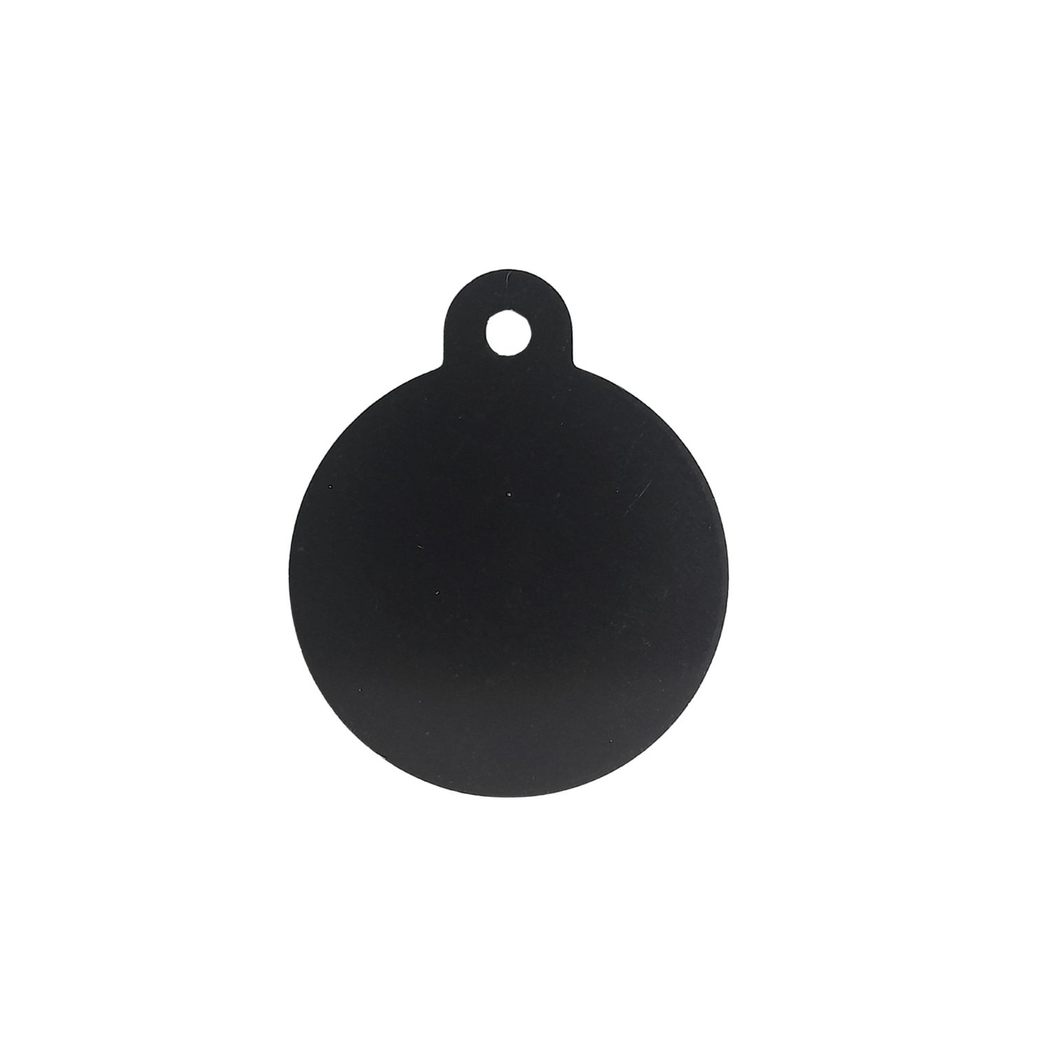 PET TAG CIRCLE LARGE - Black