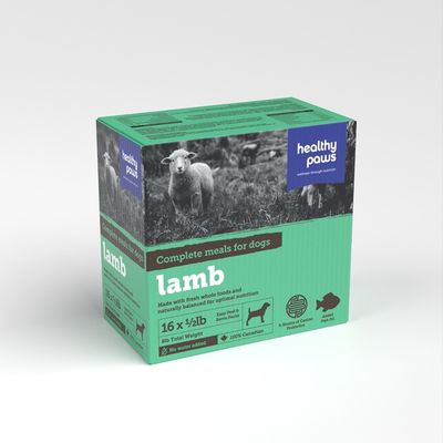 HEALTHY PAWS DOG LAMB DINNER 8lb/3.6kg