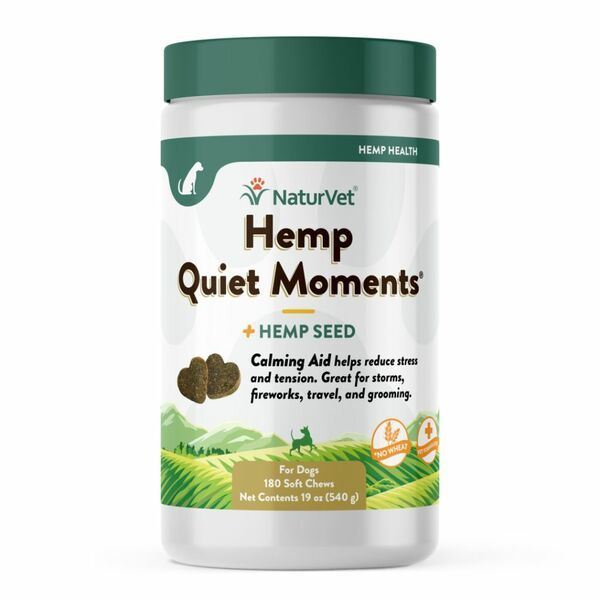 NATURVET HEMP QUIET MOMENTS SOFT CHEWS 180ct