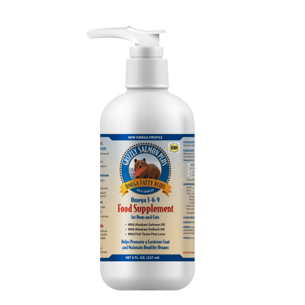 GRIZZLY SALMON PLUS OIL 8oz