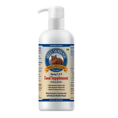 GRIZZLY SALMON PLUS OIL 16oz
