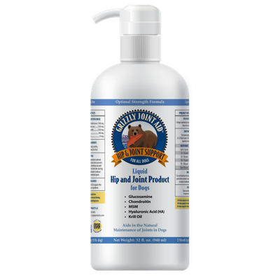 GRIZZLY HIP AND JOINT KRILL OIL 32oz