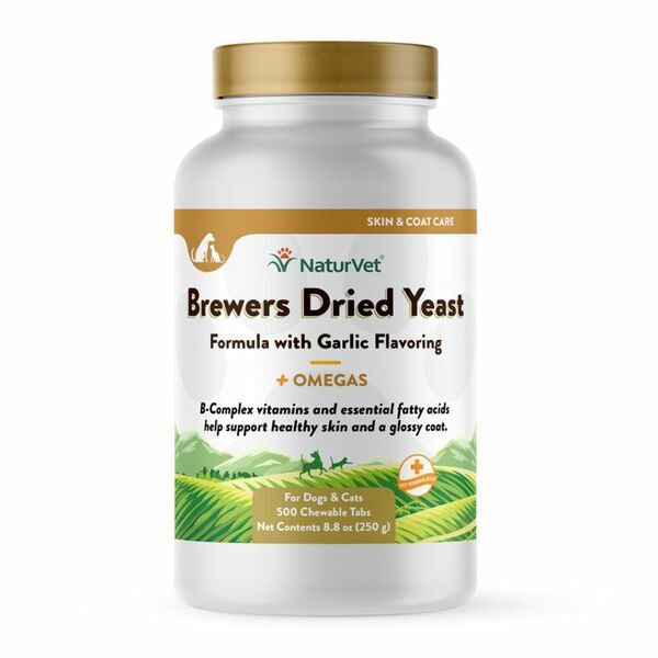 NATURVET BREWERS DRIED YEAST TABLETS 500ct