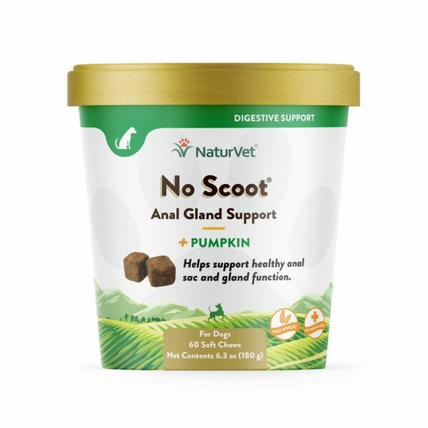 NATURVET NO SCOOT SOFT CHEWS 60ct 6.3oz