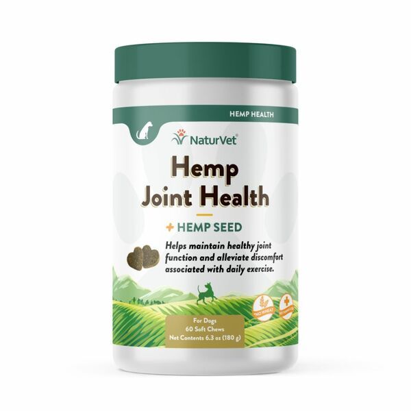 NATURVET HEMP JOINT HEALTH SOFT CHEWS 60ct